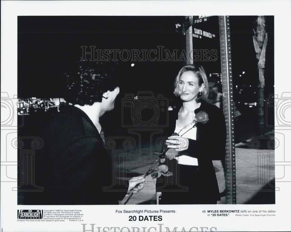 1998 Press Photo  " 20 Dates" Elisabeth Wagner & Myles Berkowitz - Historic Images