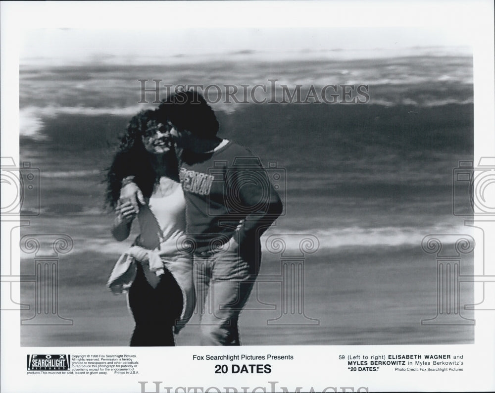 1998 Press Photo  &quot; 20 Dates&quot; Elisabeth Wagner &amp; Myles Berkowitz - Historic Images