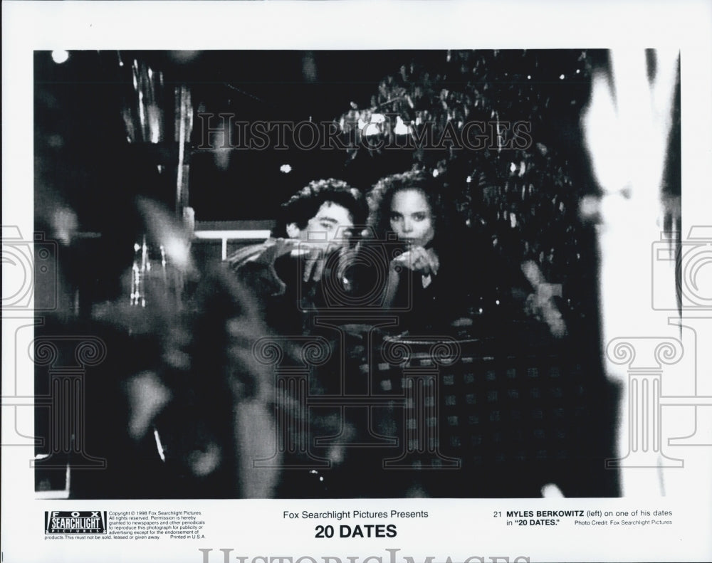 1998 Press Photo  " 20 Dates" Elisabeth Wagner & Myles Berkowitz - Historic Images