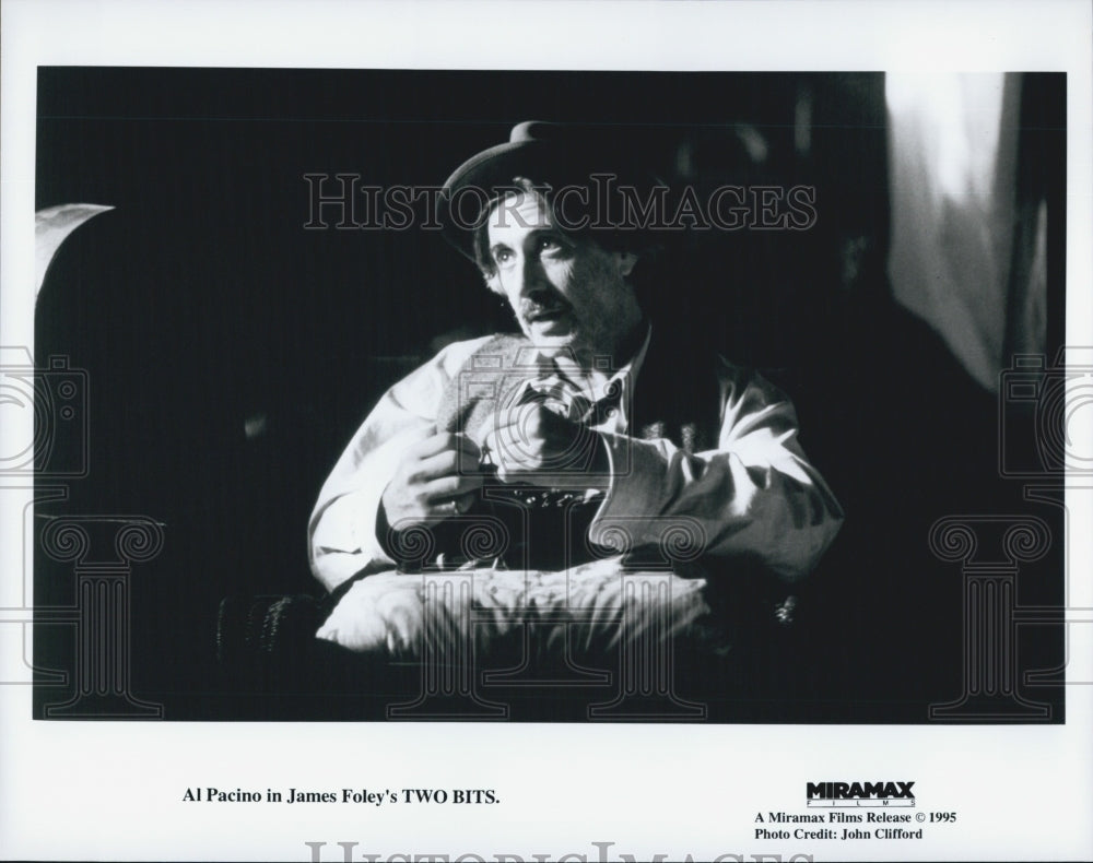 1995 Press Photo Actor Al Pacino in "Two Bits" Film by James Foley - Historic Images
