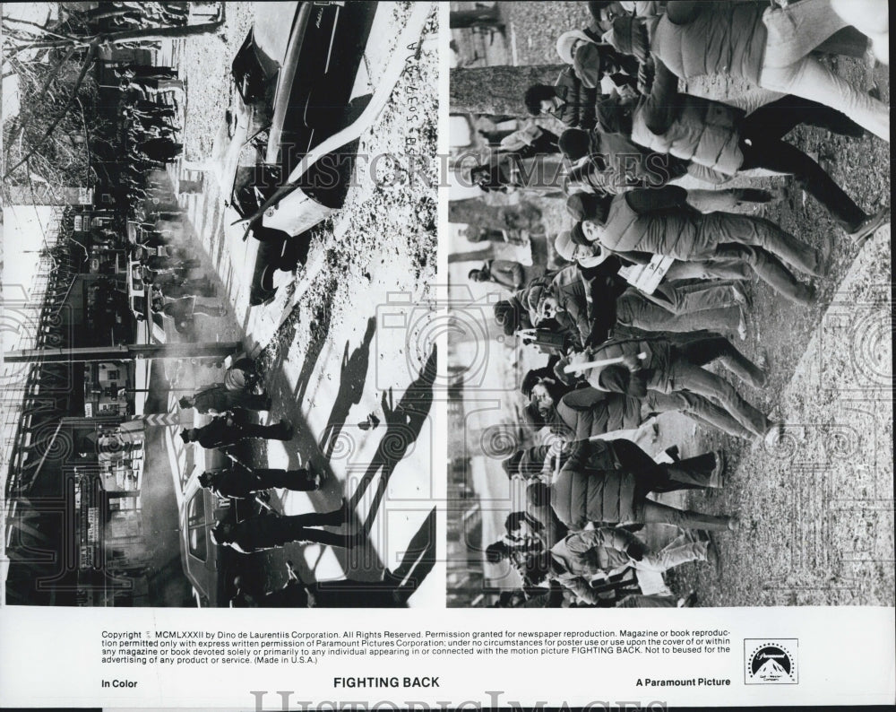 1980 Press Photo People's Neighborhood Patrol "Fighting Back" - Historic Images