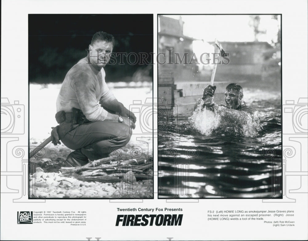 1998 Press Photo &quot;Firestorm&quot; starring Howie Long - DFPG50851 - Historic Images