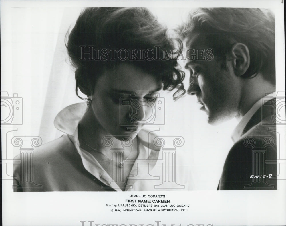 1984 Press Photo A scene from "First Name: Carmen" - Historic Images