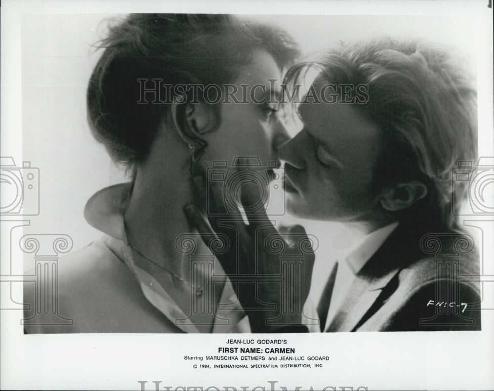 1984 Press Photo A scene from "First Name: Carmen" - Historic Images