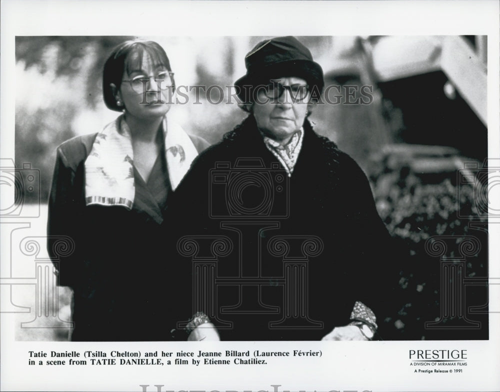 1991 Press Photo "Tatie Danielle" Tsilia Chelton & Laurence Fevier - Historic Images