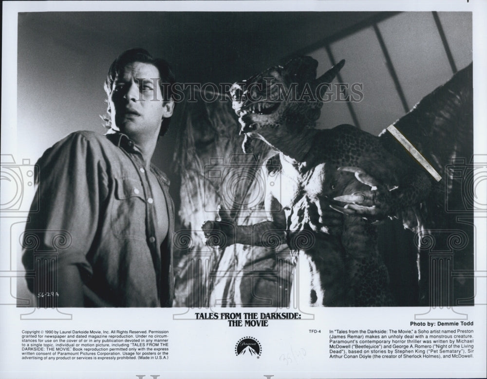 1990 Press Photo James Remar "Tales From The Darkside: The Movie" - Historic Images