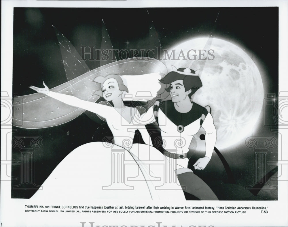 1994 Press Photo Thumbelina "Hans Christian Andersen's Thumbelina" - Historic Images