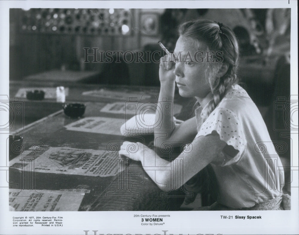 1977 Press Photo Sissy Spacek "3 Women" - Historic Images