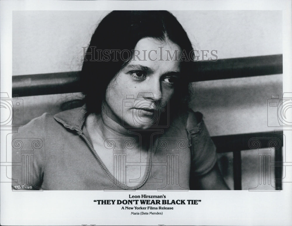 1981 Press Photo Leon Hirszman's Film "They Don't Wear Black Tie" - Historic Images