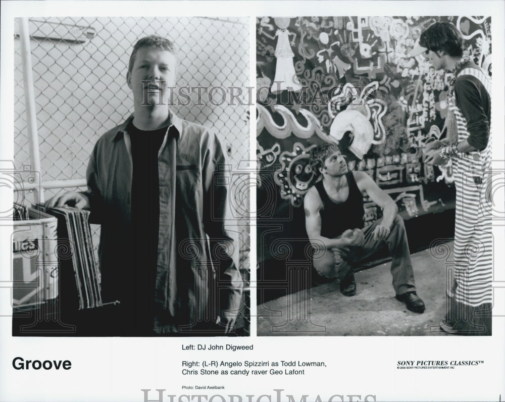 2003 Press Photo  &quot;Groove&quot;  John Digweed,Angelo Spizzirri,Chris Stone - Historic Images