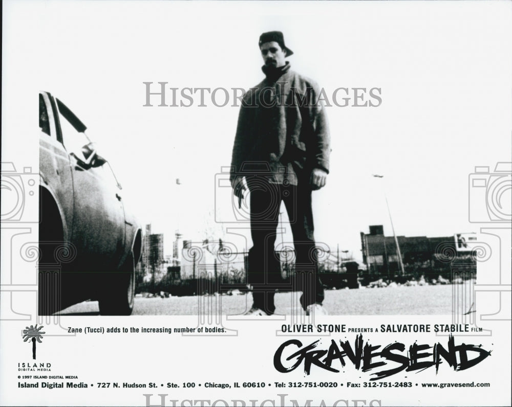 1997 Press Photo Tony Tucci in "Gravesend" - Historic Images