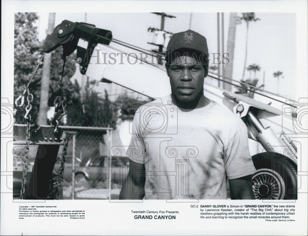 1991 Press Photo Actor Danny Glover in &quot;Grand Canyon&quot; Film - Historic Images