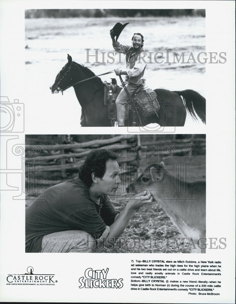 1991 Press Photo &quot;City Slickers &quot;  Billy Crystal stars - Historic Images