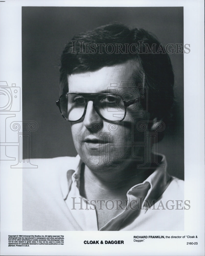 1984 Director Richard Franklin of &quot;Cloak and Dagger&quot; Film-Historic Images