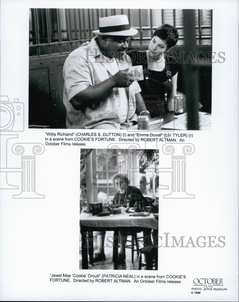 1998 Press Photo Patricia Neal in &quot;Cookie&#39;s Fortune&quot; - Historic Images