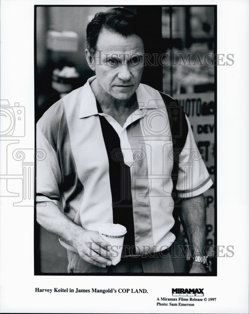 1997 Press Photo Harvey Keitel in &quot;Cop Land&quot; - Historic Images