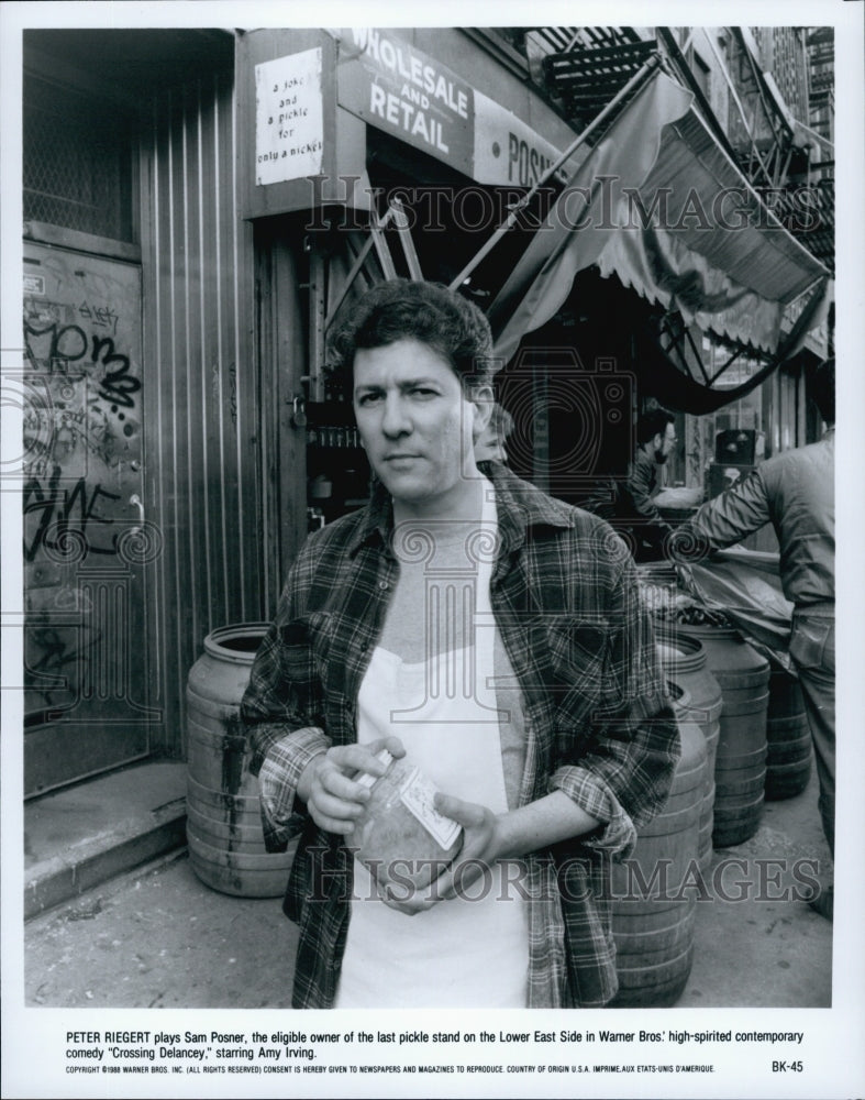 Press Photo Actor Peter Riegert in &quot;Crossing Delancey&quot; - Historic Images