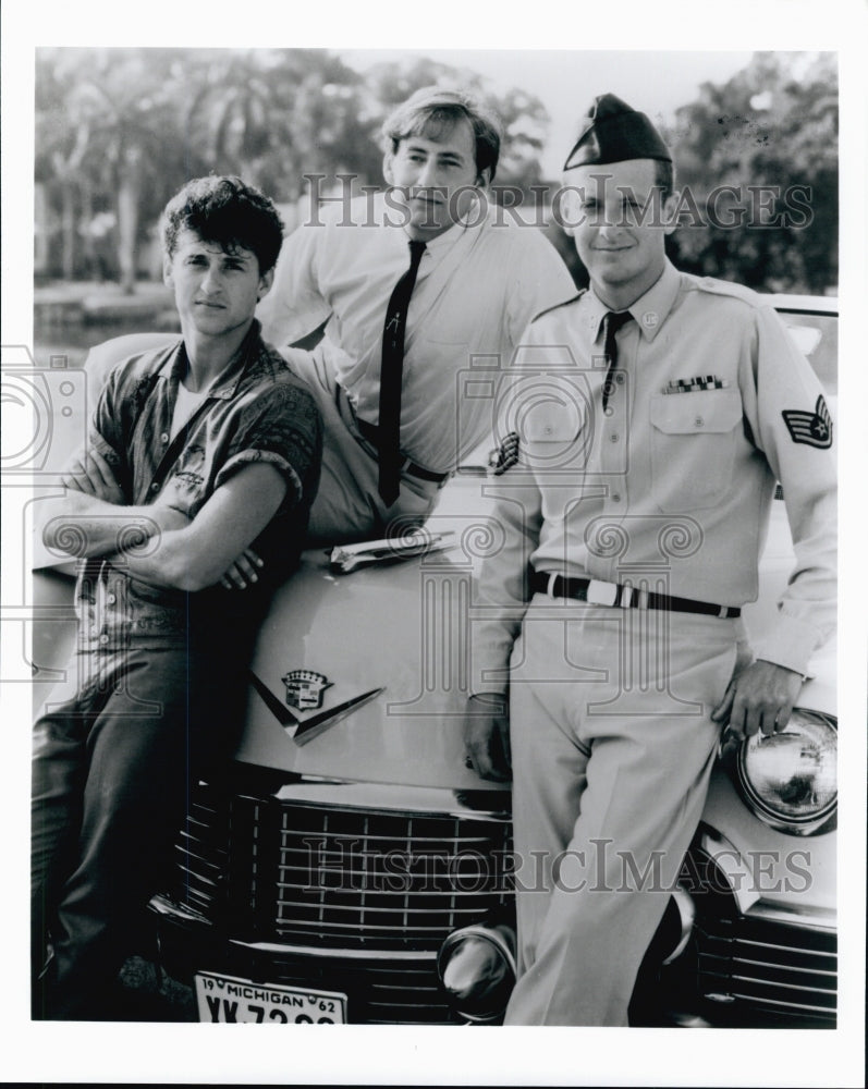 1992 Press Photo Patrick Dempsey, Arye Gross, Daniel Stern &quot;Coupe de Ville&quot; - Historic Images