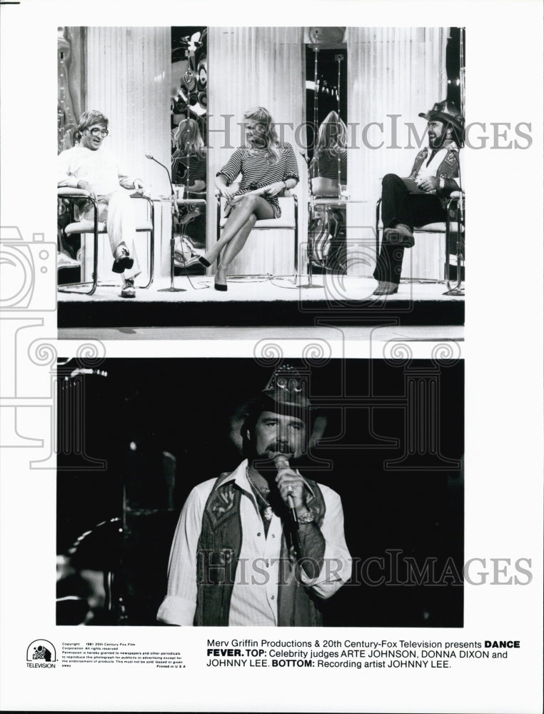 1981 Press Photo Johnny Lee Appears On Dance Fever - Historic Images
