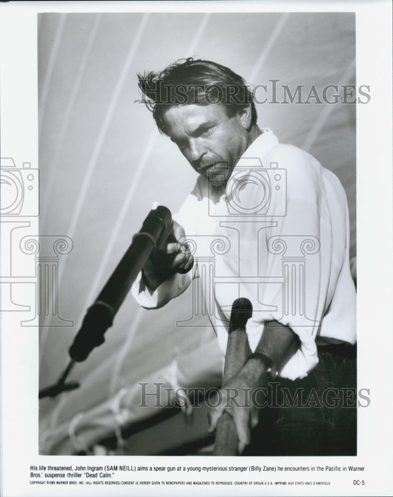 1989 Press Photo Sam Neill in &quot;Dead Calm&quot; - Historic Images