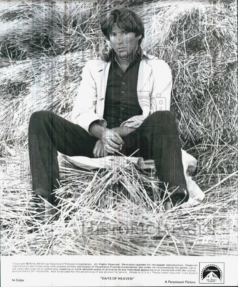 1997 Press Photo "Days Of Heaven" Sam Shepard Actor Richard Gere - Historic Images