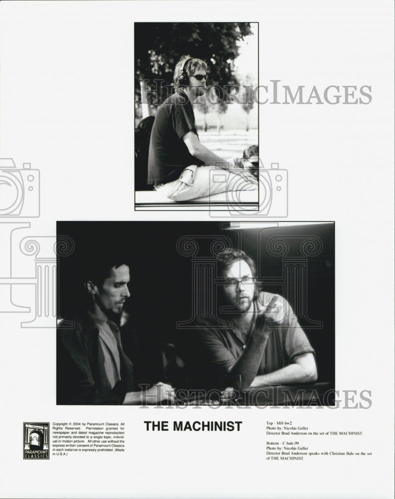 2004 Press Photo "The Machinist" Christian Bale Jennifer Jason Leigh Brad Anders - Historic Images