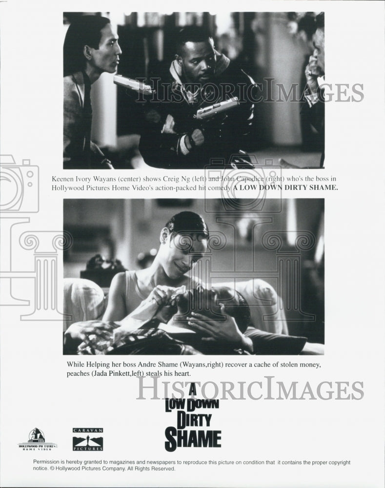 1994 Press Photo Keenen Ivory Wayans, Creig Ng, John Capodice, Jada Pinkett - Historic Images