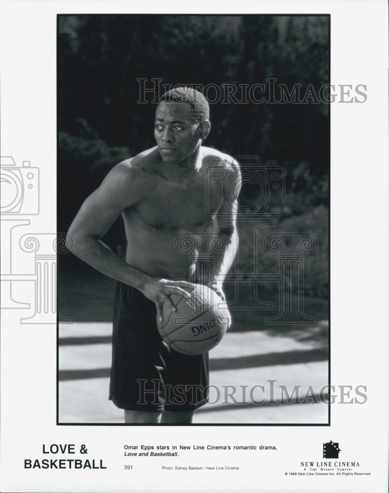 1999 Press Photo Omar Epps in "Love & Basketball" - Historic Images