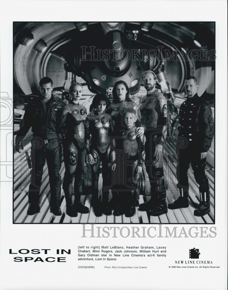 1998 Press Photo Cast Of Film Lost In Space - Historic Images