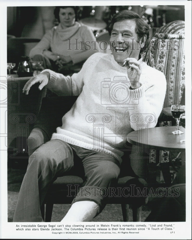 Press Photo "Lost And Found" Actor George Segal - Historic Images