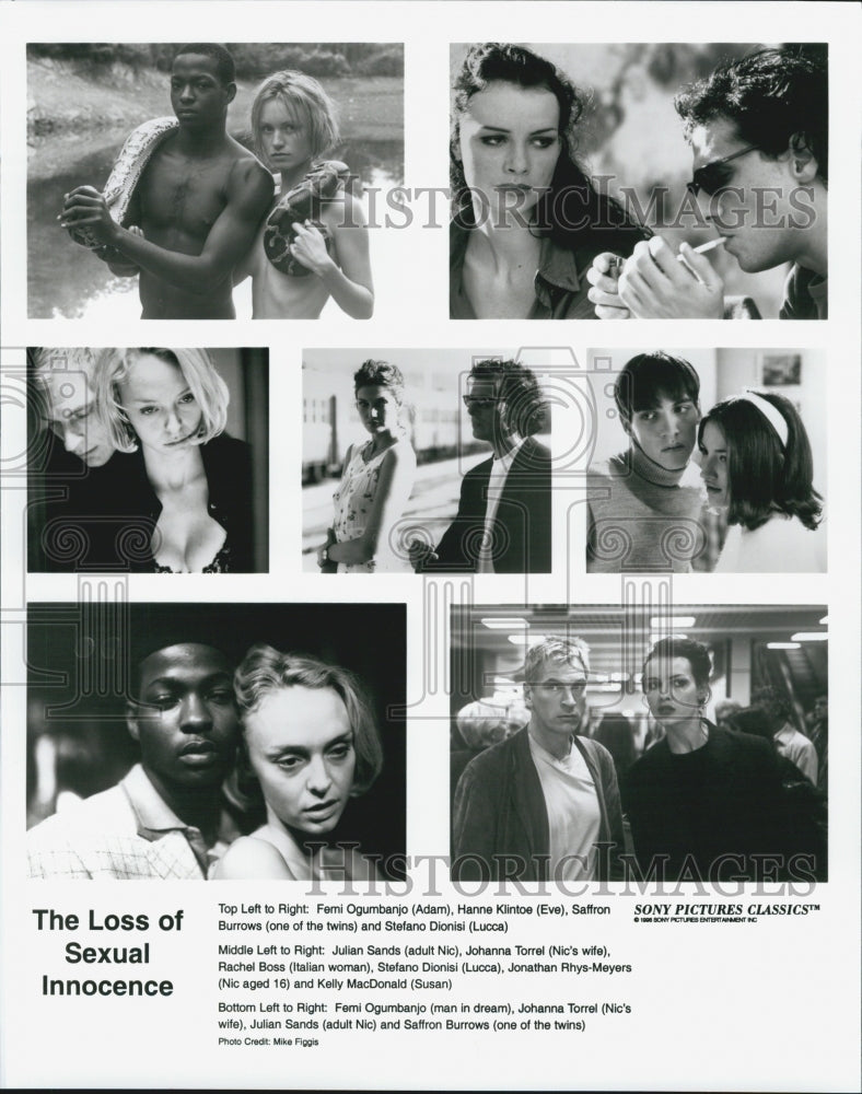 1999 Press Photo Scenes From Dramatic Film "The Loss Of Sexual Innocence" - Historic Images