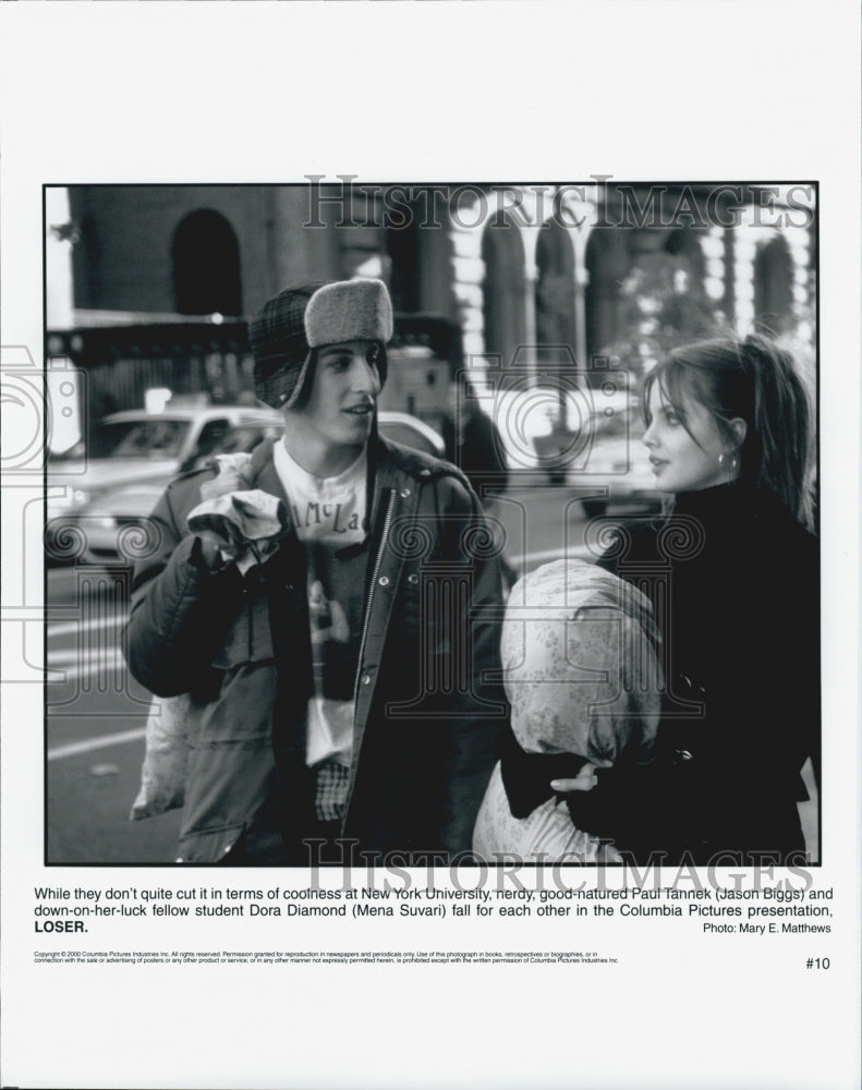 2000 Press Photo "Loser" Jason Biggs Mena Suvari Actor - Historic Images