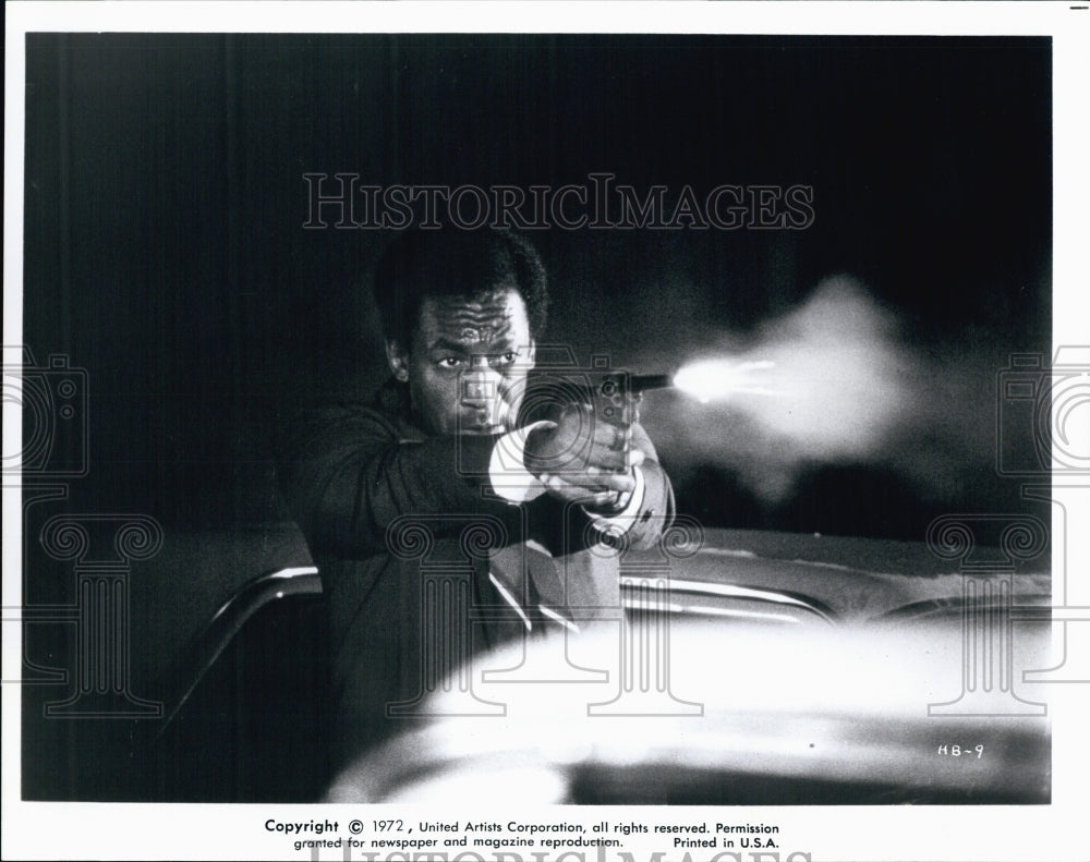 1972 Press Photo Actor Bill Cosby Starring In Detective Film "Hickey & Boggs" - Historic Images