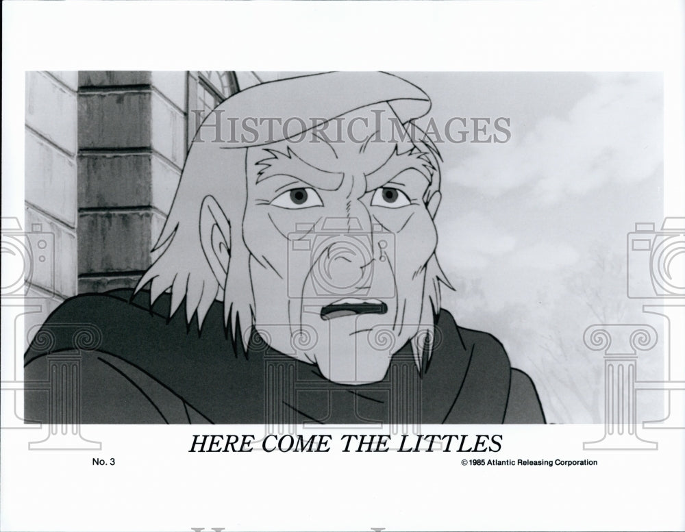 1985 Press Photo Scene from &quot;Here Come the Littles&quot; Animated Film - Historic Images