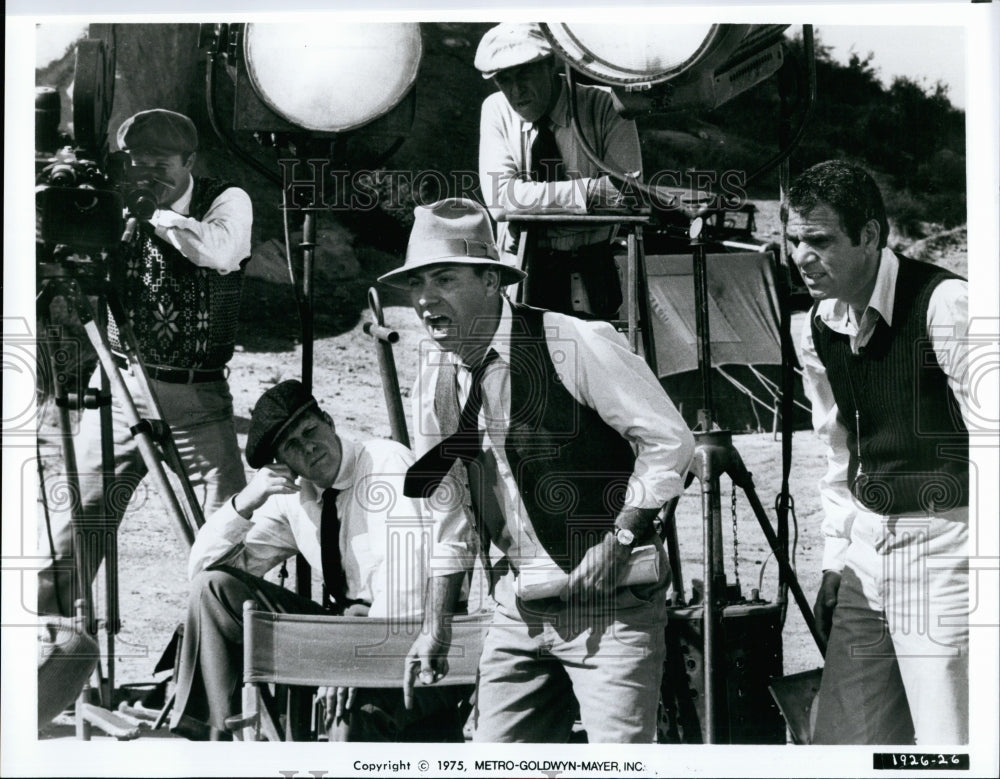 1975 Press Photo Scene in &quot;Hearts of the West&quot; Film - Historic Images