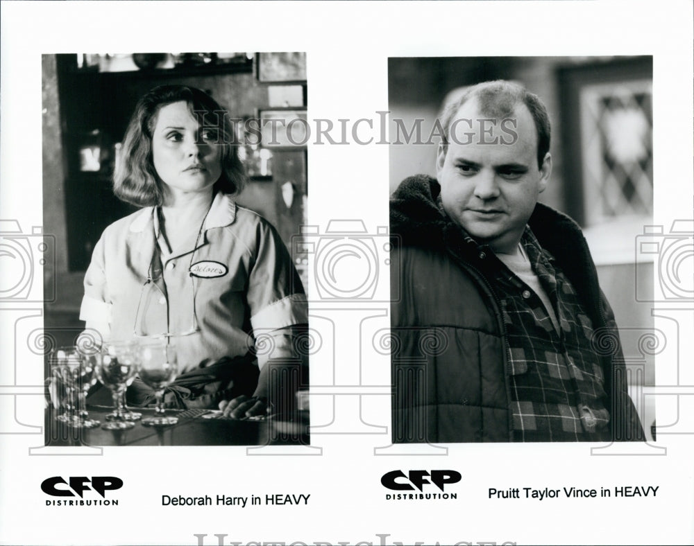 1995 Press Photo Deborah Harry and Pruitt Taylor in the film Heavy - Historic Images