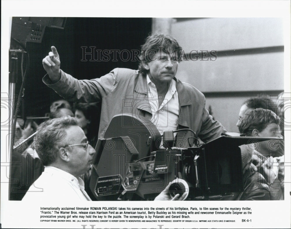 1994 Press Photo International Acclaimed Filmmaker Roman Polanski in Paris - Historic Images