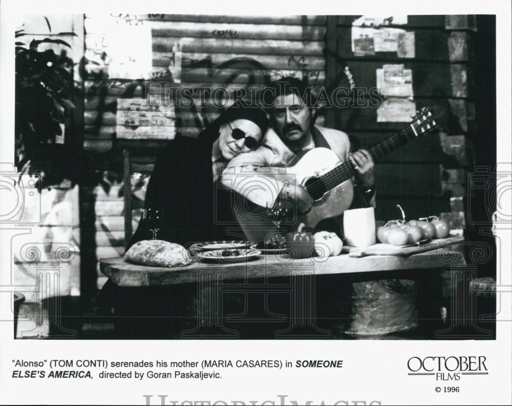 1996 Press Photo Tom Conti Maria Casares In &quot;Someone Else&#39;s America&quot; - DFPG58455 - Historic Images