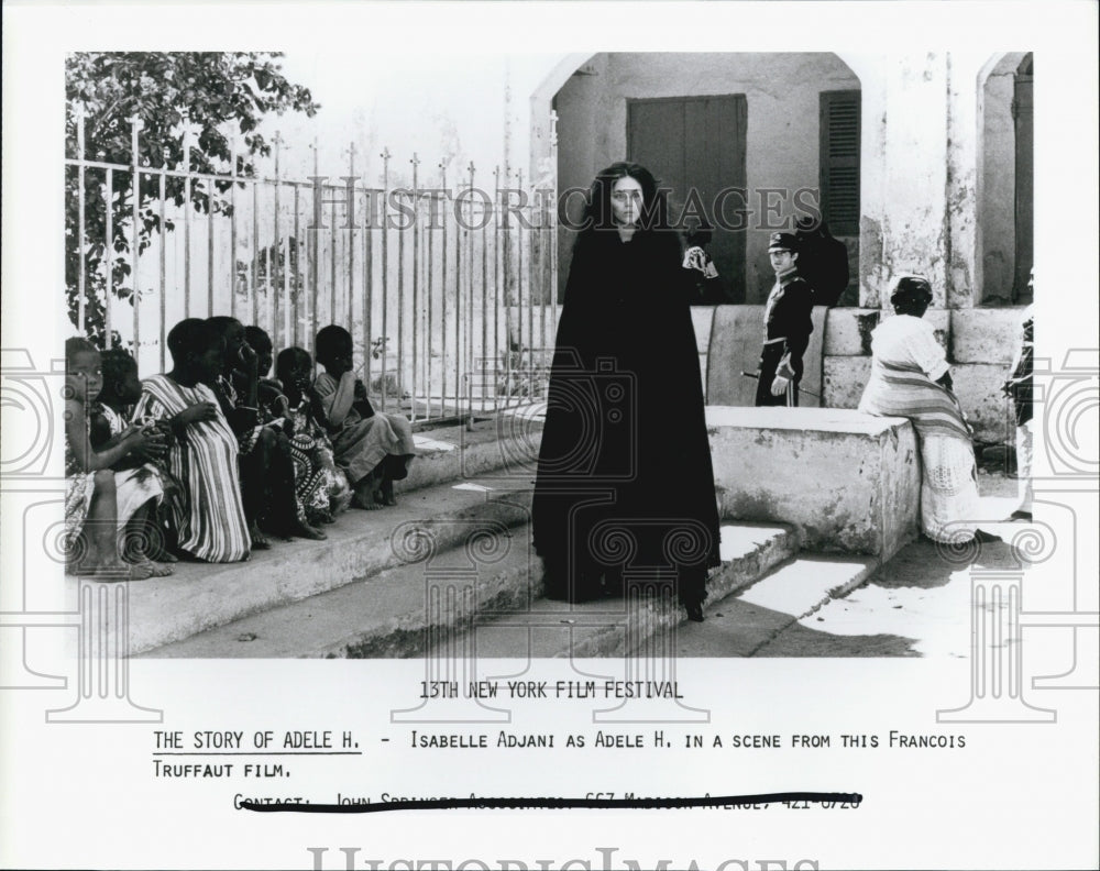 1975 Press Photo Actress Isabelle Adjani In Movie "The Story Of Adele H." - Historic Images