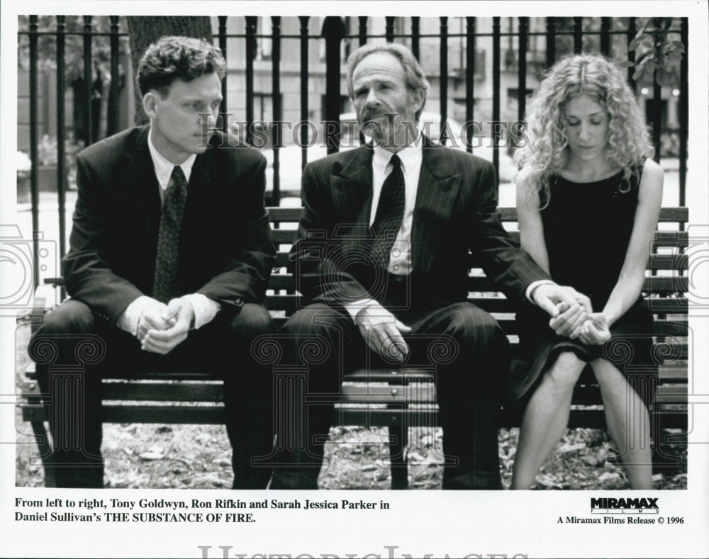 1996 Press Photo Daniel Sullivan&#39;s The Substance of Fire Stars Actress Sarah - Historic Images