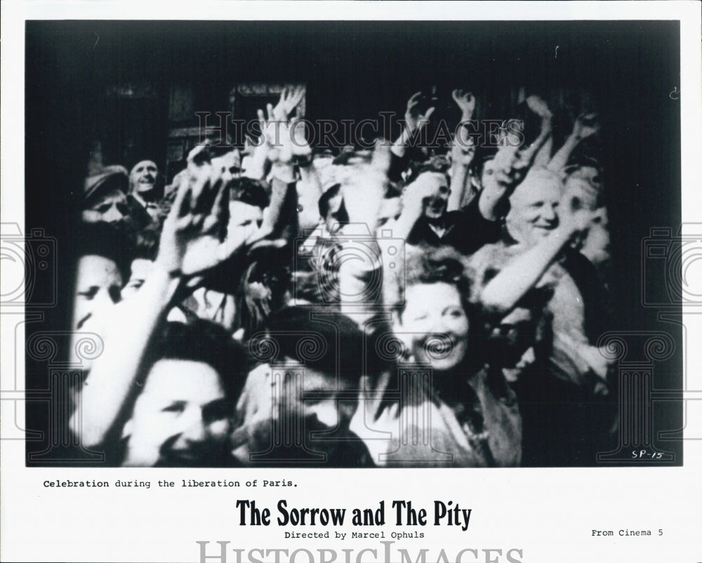 1969 Press Photo Scene from in "The Sorrow and the Pity" Film by Marcel Ophuls - Historic Images