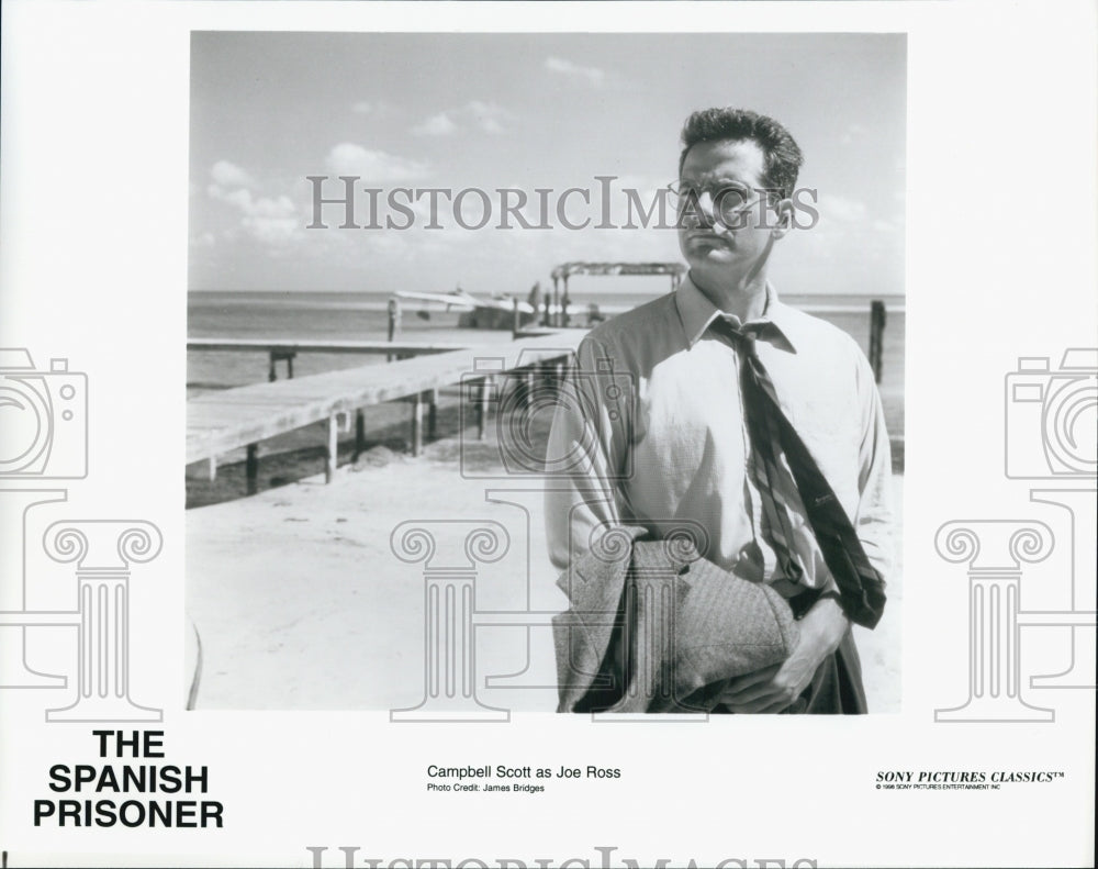 1997 Press Photo Actor Campbell Scott in &quot;The Spanish Prisoner&quot; Film - Historic Images