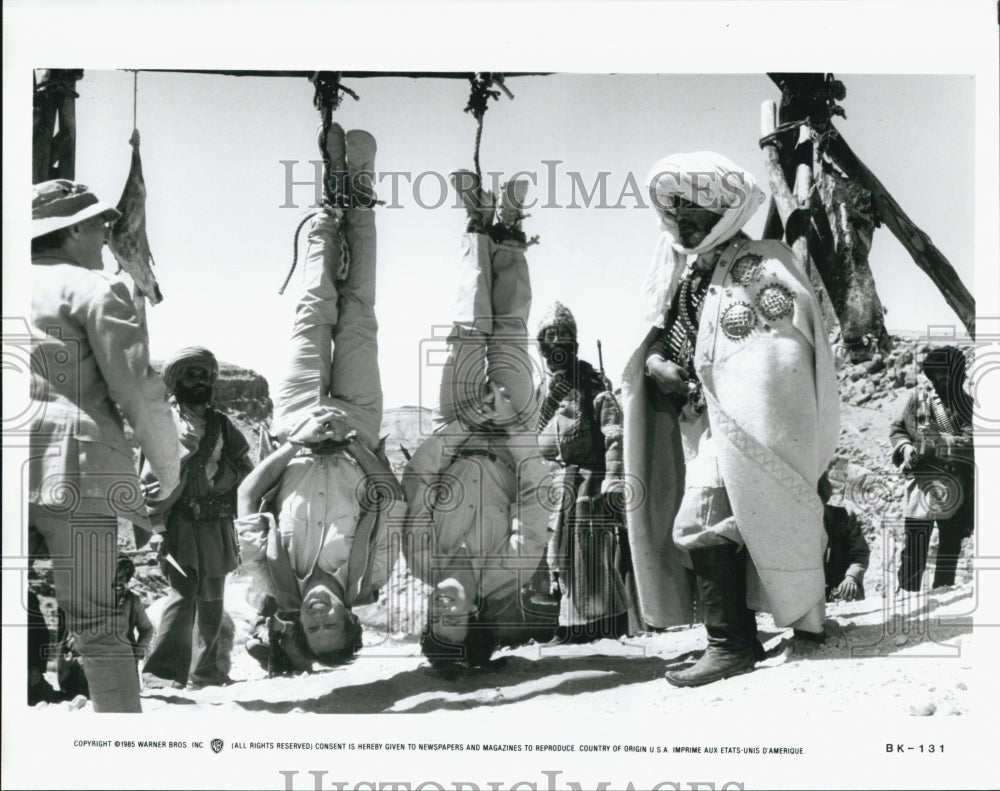 1985 Press Photo Actors Dan Aykroyd And Chevy Chase in Warner Bros. Photograph - Historic Images