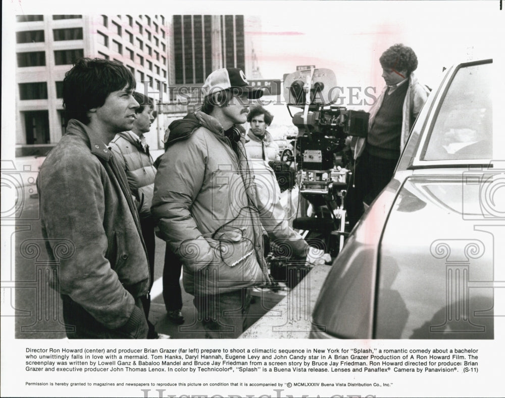 1984 Director Ron Howard And Producer Brian Grazer Of Movie Splash-Historic Images