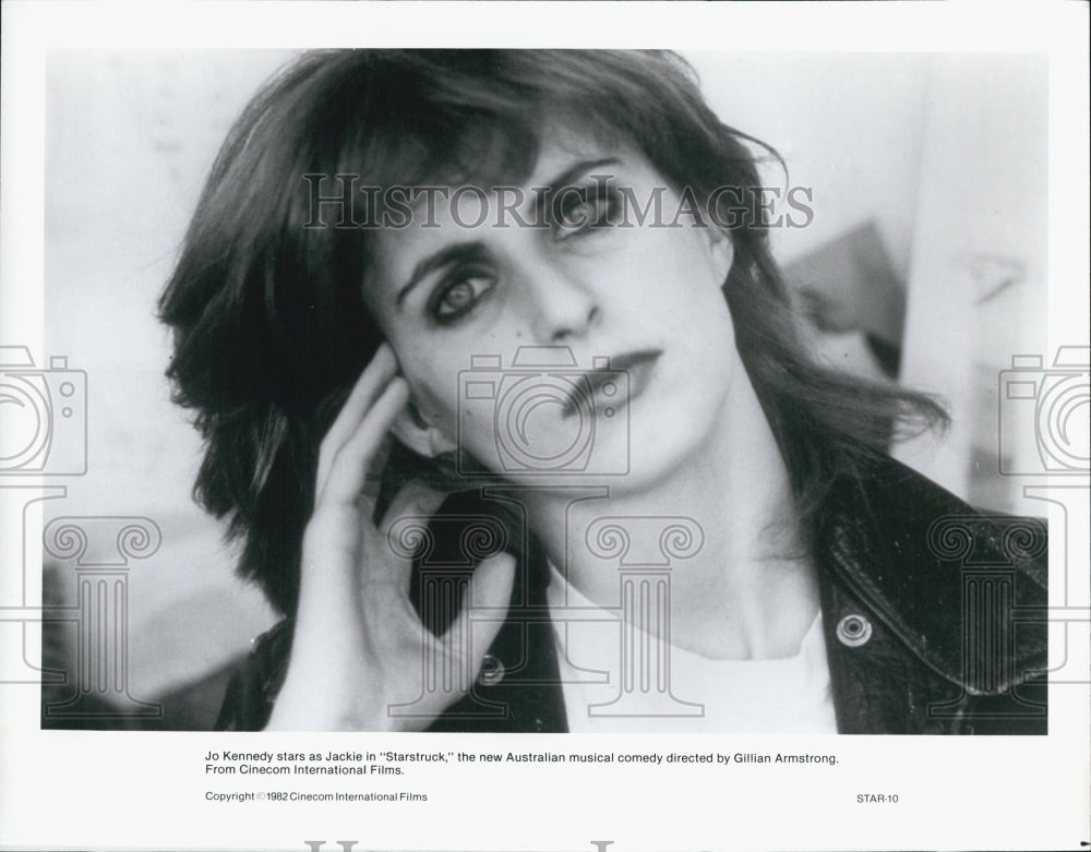 1982 Press Photo Jo Kennedy in film &quot;Starstruck&quot; - Historic Images