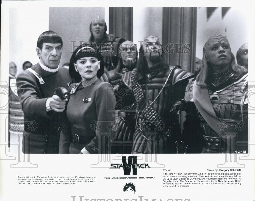 1991 &quot;Star Trek VI:The Undiscovered Country&quot;L Nimoy,K Cattrall-Historic Images