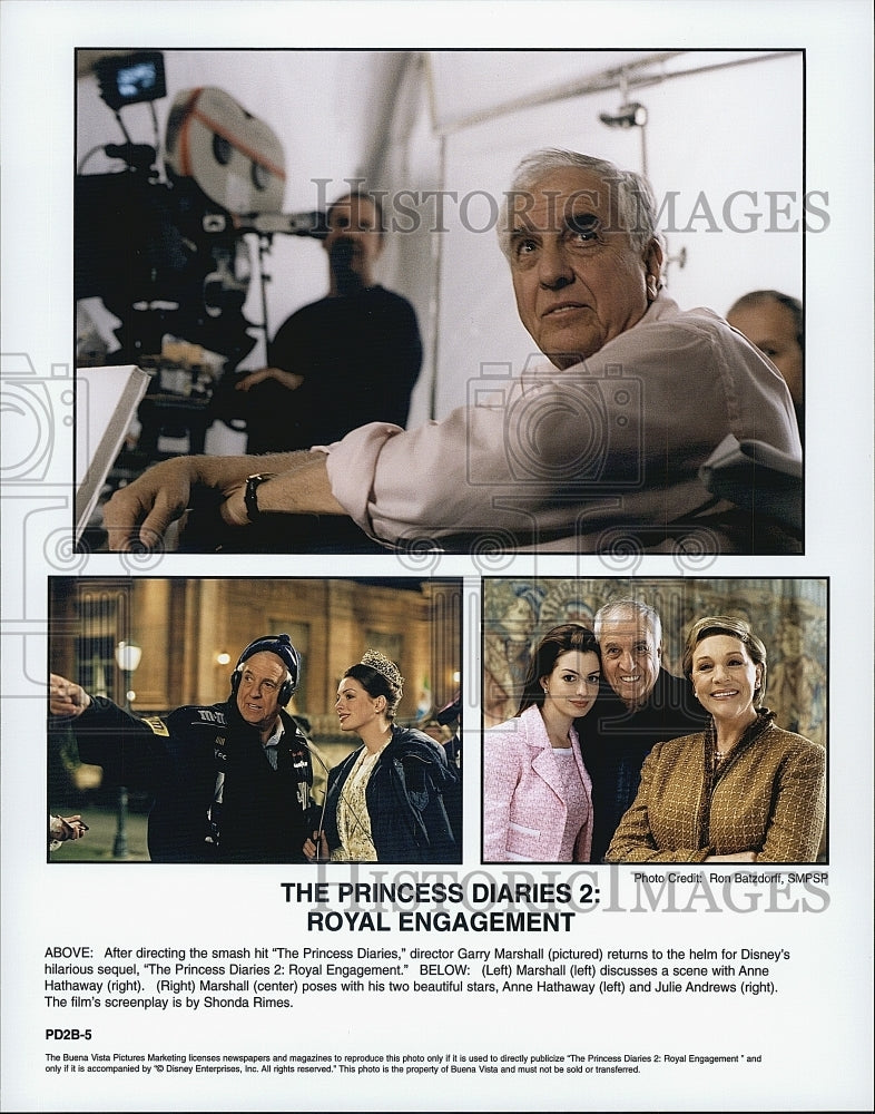 2004 Director Garry Marshall, Julie Andrews &quot;Princess Diaries 2&quot;-Historic Images