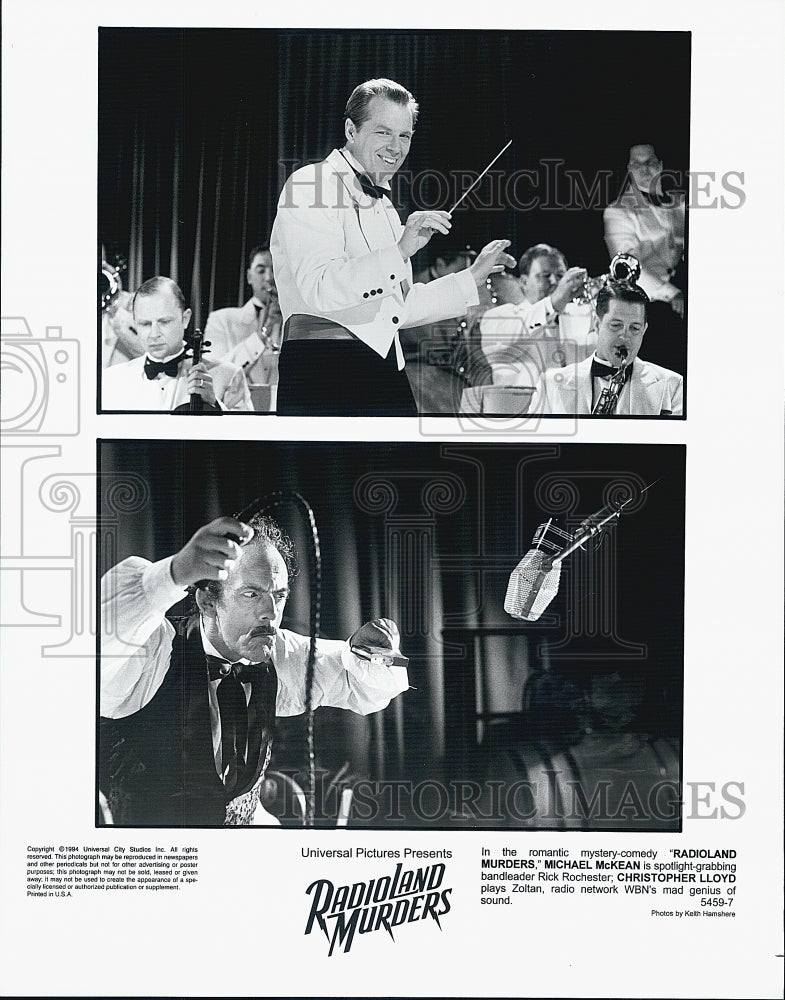 1994 Press Photo  Michael McKean & C Lloyd in "Radioland Murders" - Historic Images
