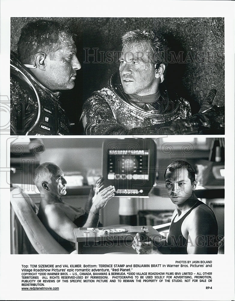 2000 Press Photo &quot;Red Planet&quot; Tom Sizemore,Val kilmer,T Stamp,Ben Bratt - Historic Images