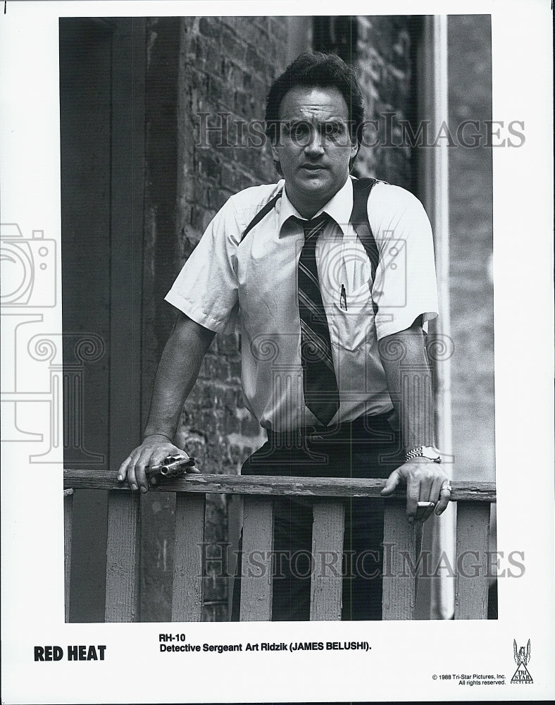 1988 Press Photo James Belushi in "Red Heat" - Historic Images